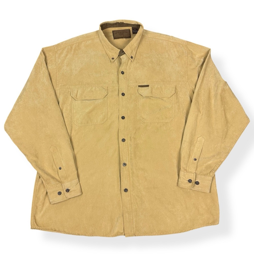 Clearwater Outfitters Polyester Suede XL‎ Mens Outdoor Long Sleeve Button Down